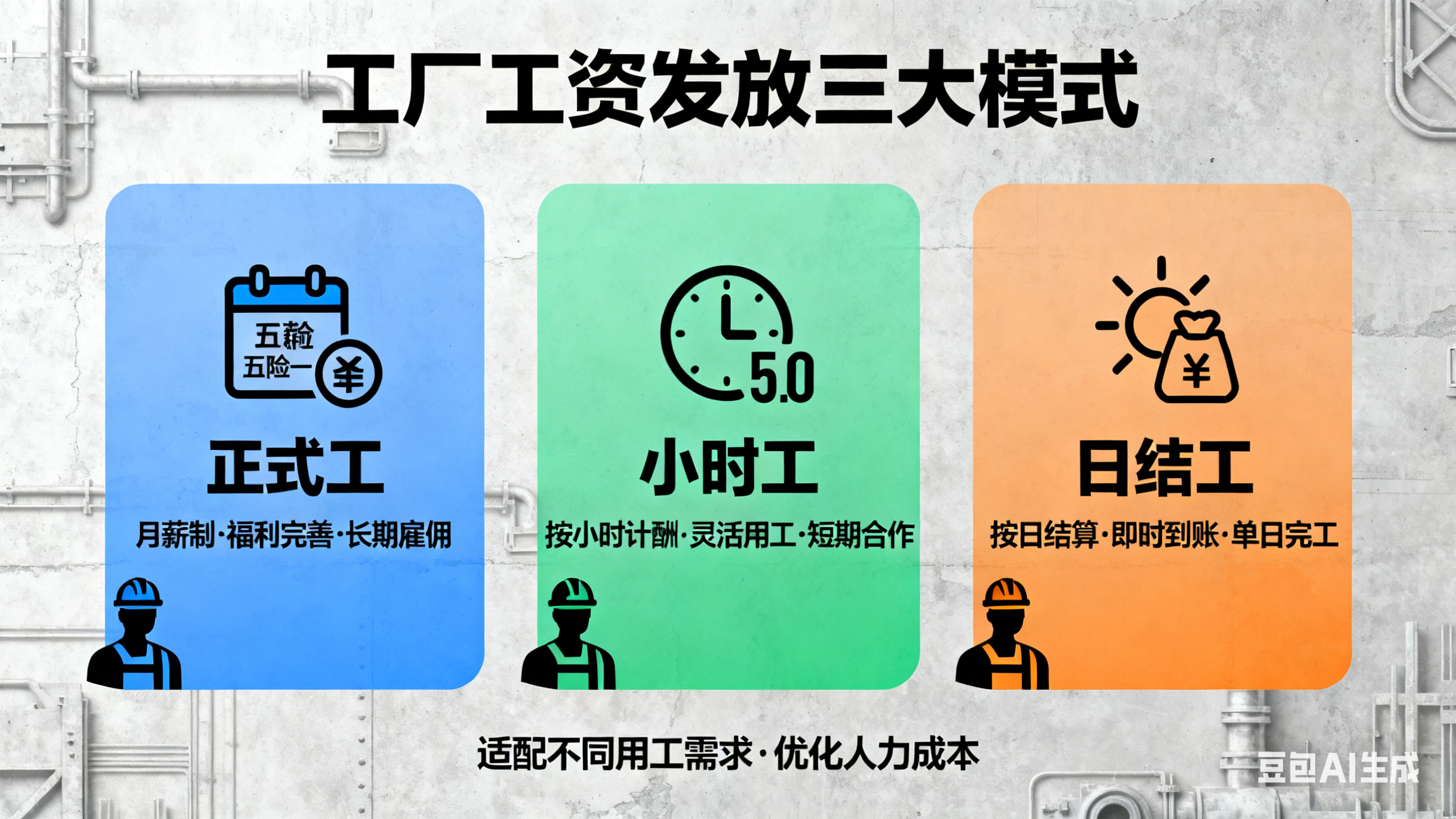 工厂工资发放主要有三种模式(图1) image.png