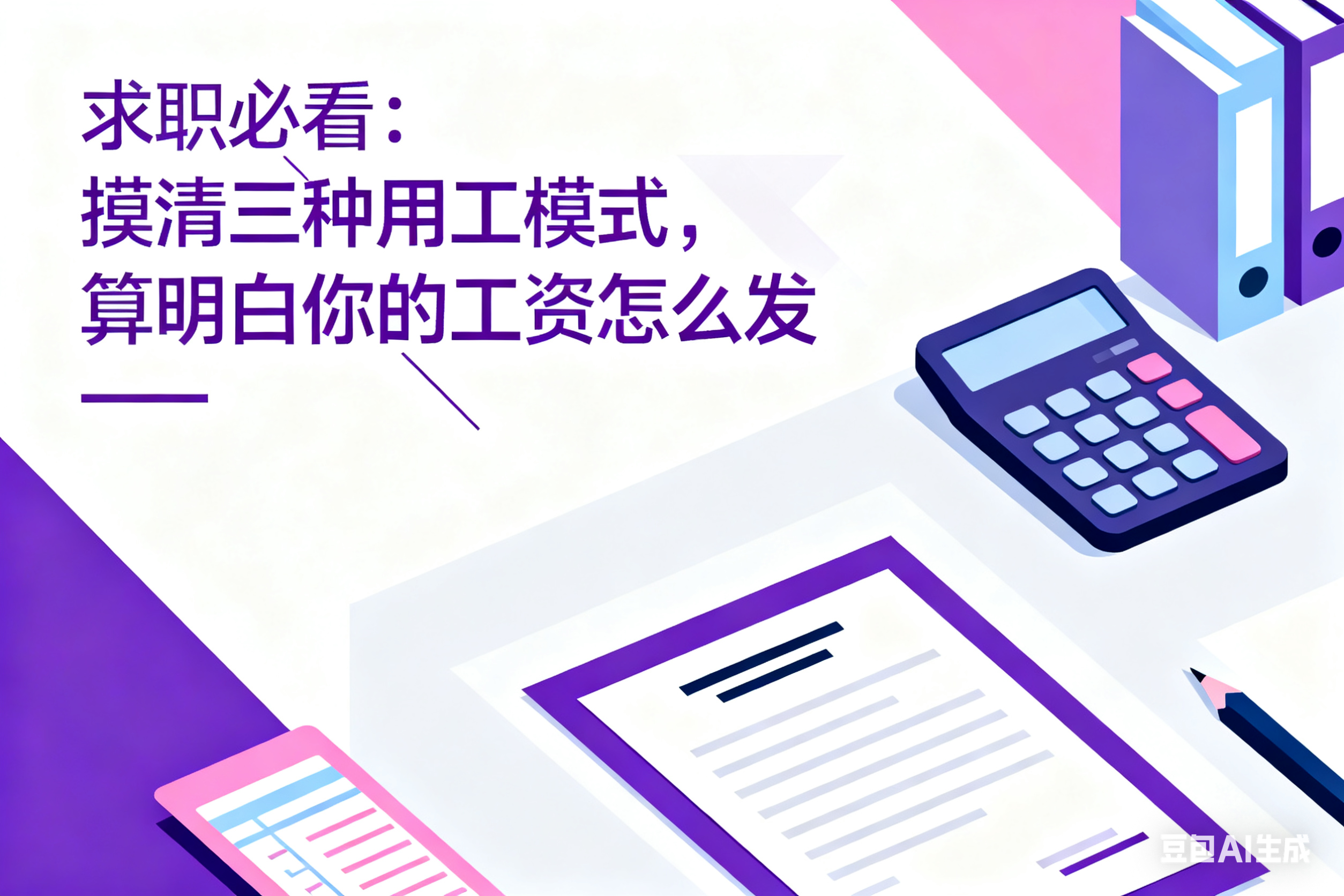 求职必看：摸清三种用工模式，算明白你的工资怎么发