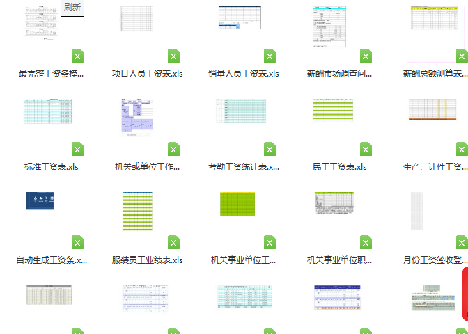第179期资料合集—非合同制员工考勤及工资条模板(图8)