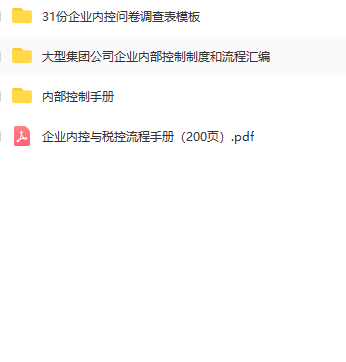 第127期资料合集—企业内控资料合集(图9) 图片