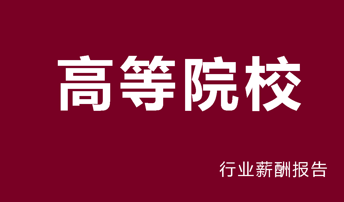 2024年高等院校行业薪酬报告