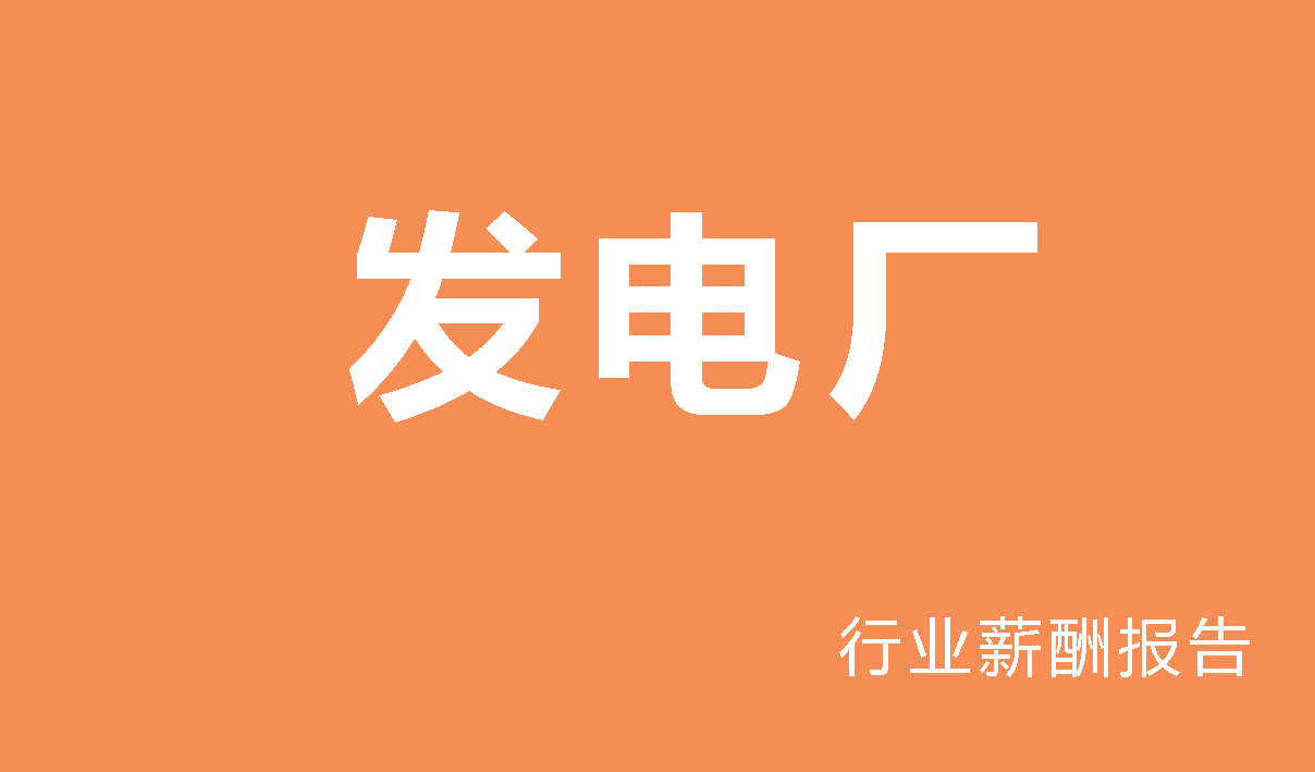 2025年发电厂行业薪酬报告（国有企业）