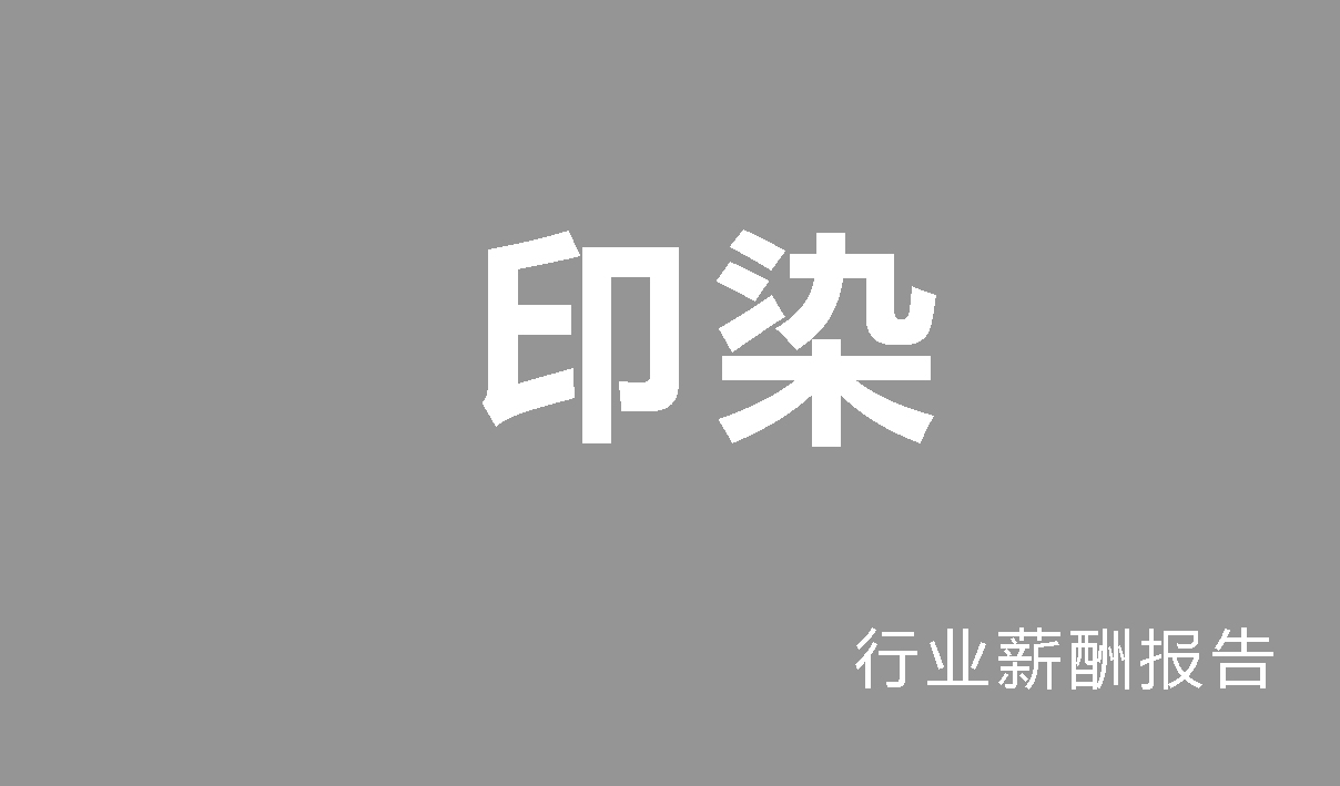 2025年印染行业薪酬报告