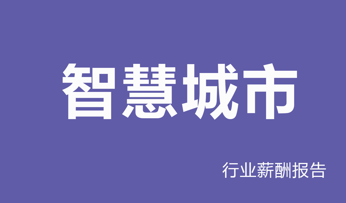 智慧城市行业薪酬报告