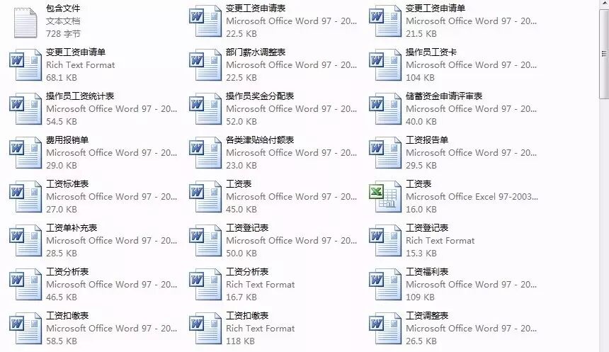 HR六大模块常用资料表格(图11)