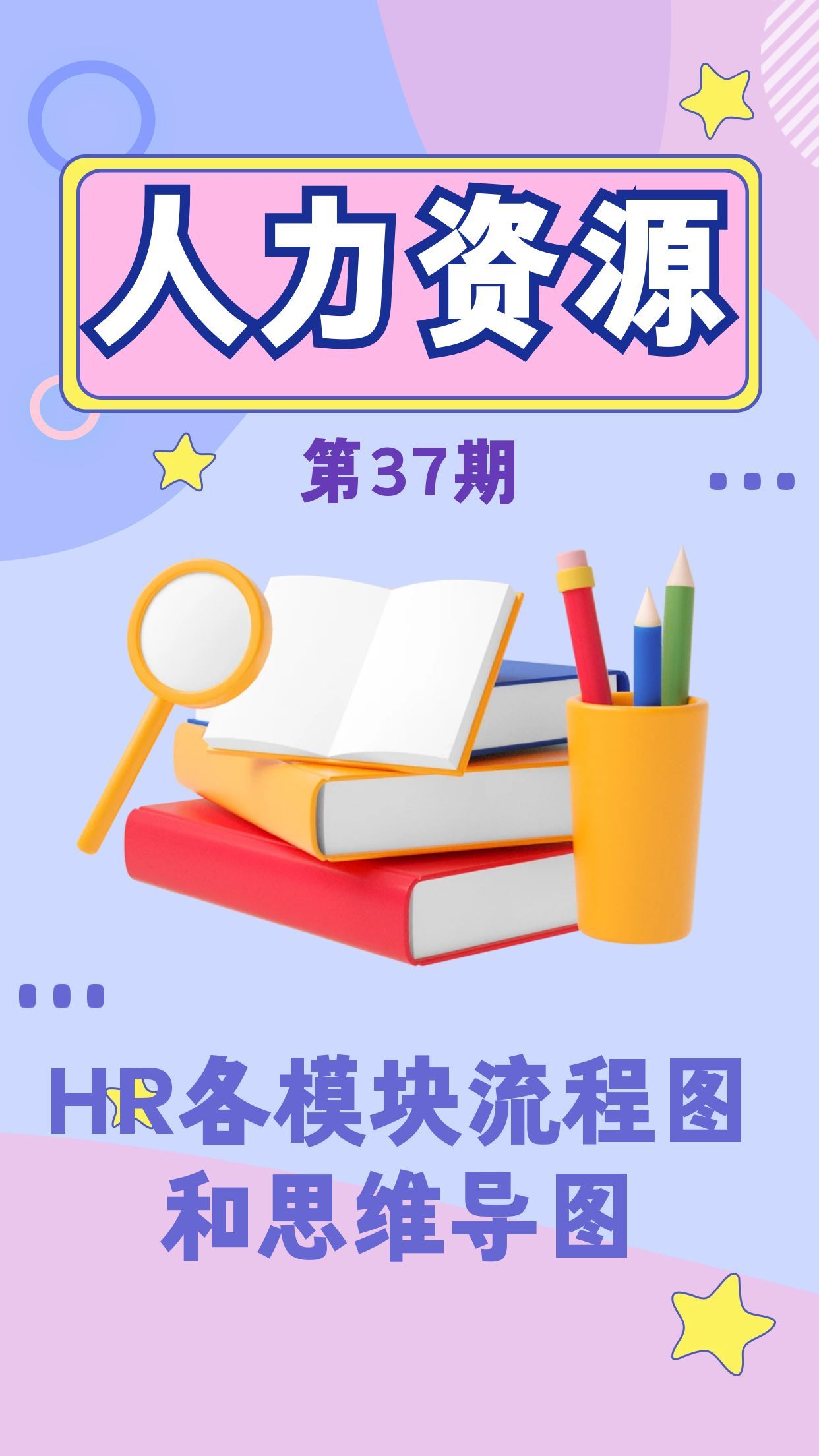第37期资料—HR各模块流程图和思维导图封面