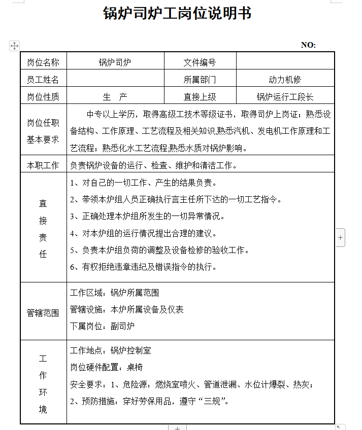 第72期资料—288份岗位说明书编写、应用&各行业各职位范本大全(图5)
