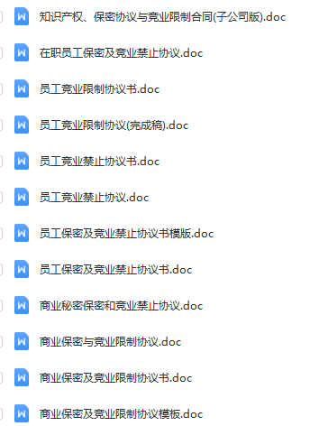 第196期资料—企业员工竞业限制撰写模板(图6)