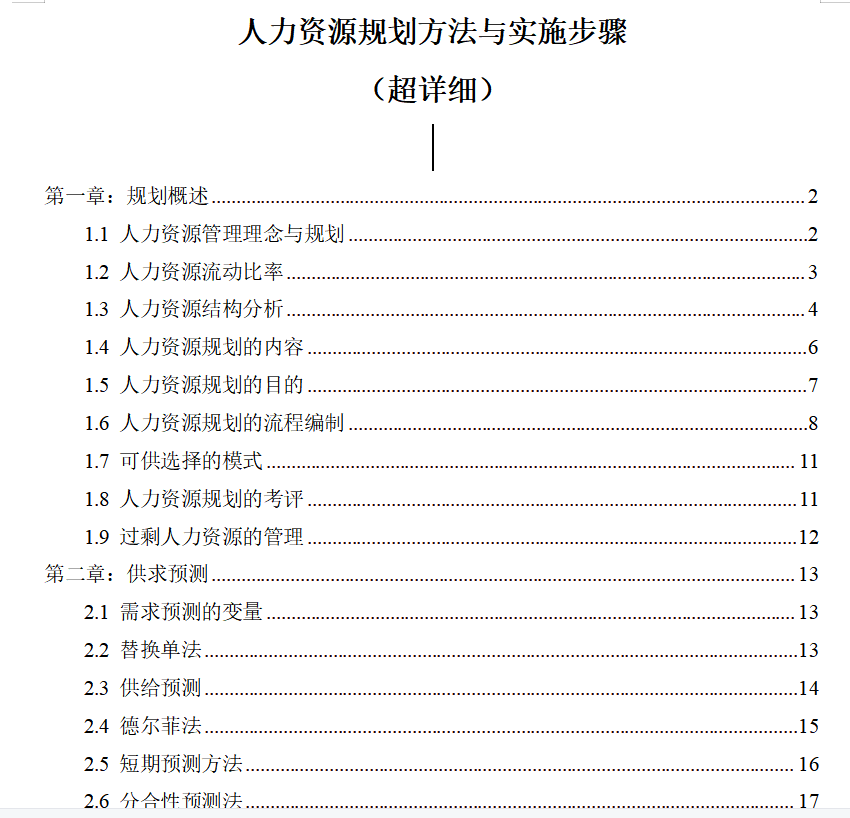 第79期资料—人资规划!超实用学习大礼包(图3)