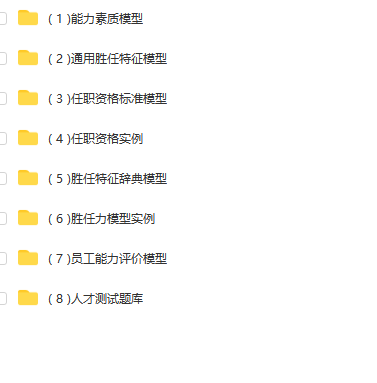 第58期资料—员工胜任力模型+任职资格构建全案 (102个文档)(图7)