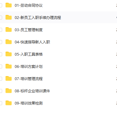第41期资料—新员工入职培训管理( 148个文件 ）(图9)