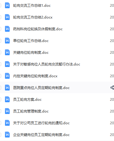 第183期资料—企业轮岗制度方案参考(图7)