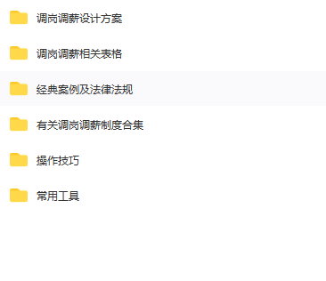 第168期资料—调岗调薪操作资料包(图9)