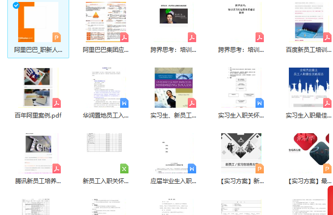 第175期资料—实习生培训方案及人事表格工具包(图7)