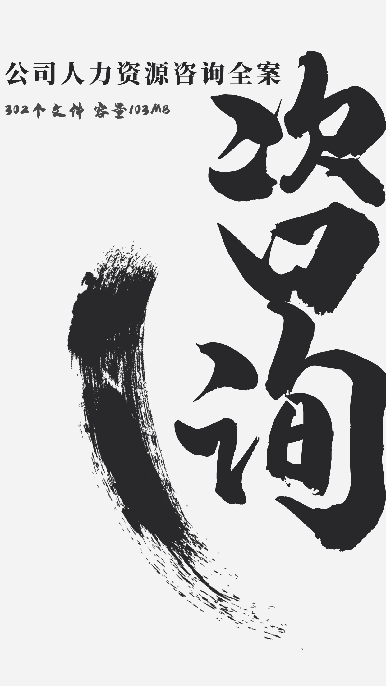 第135期资料—公司人力资源咨询全案封面