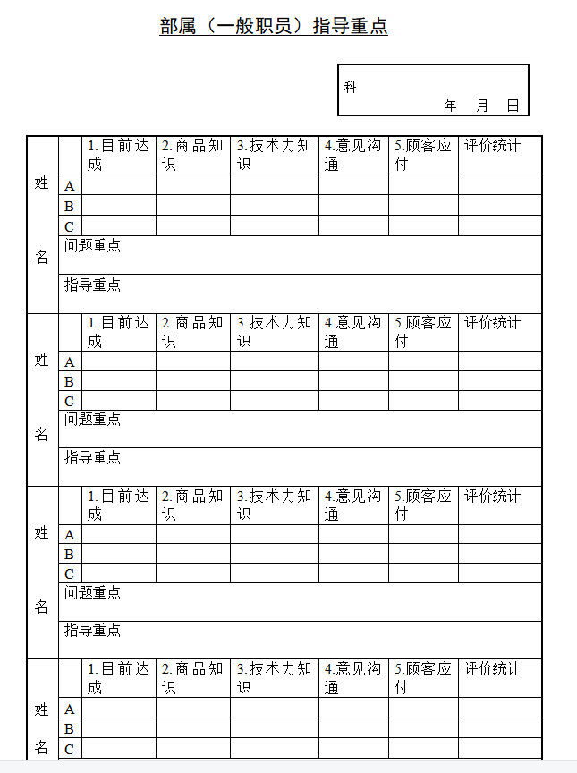 第120期资料—精选1500份HR常用表格(图5)
