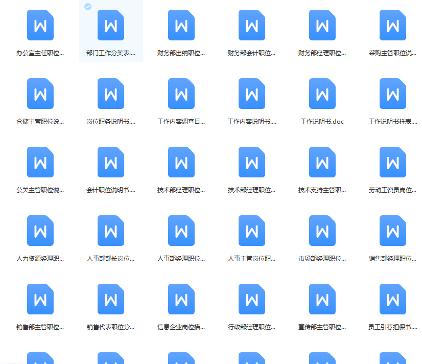 第120期资料—精选1500份HR常用表格(图7)