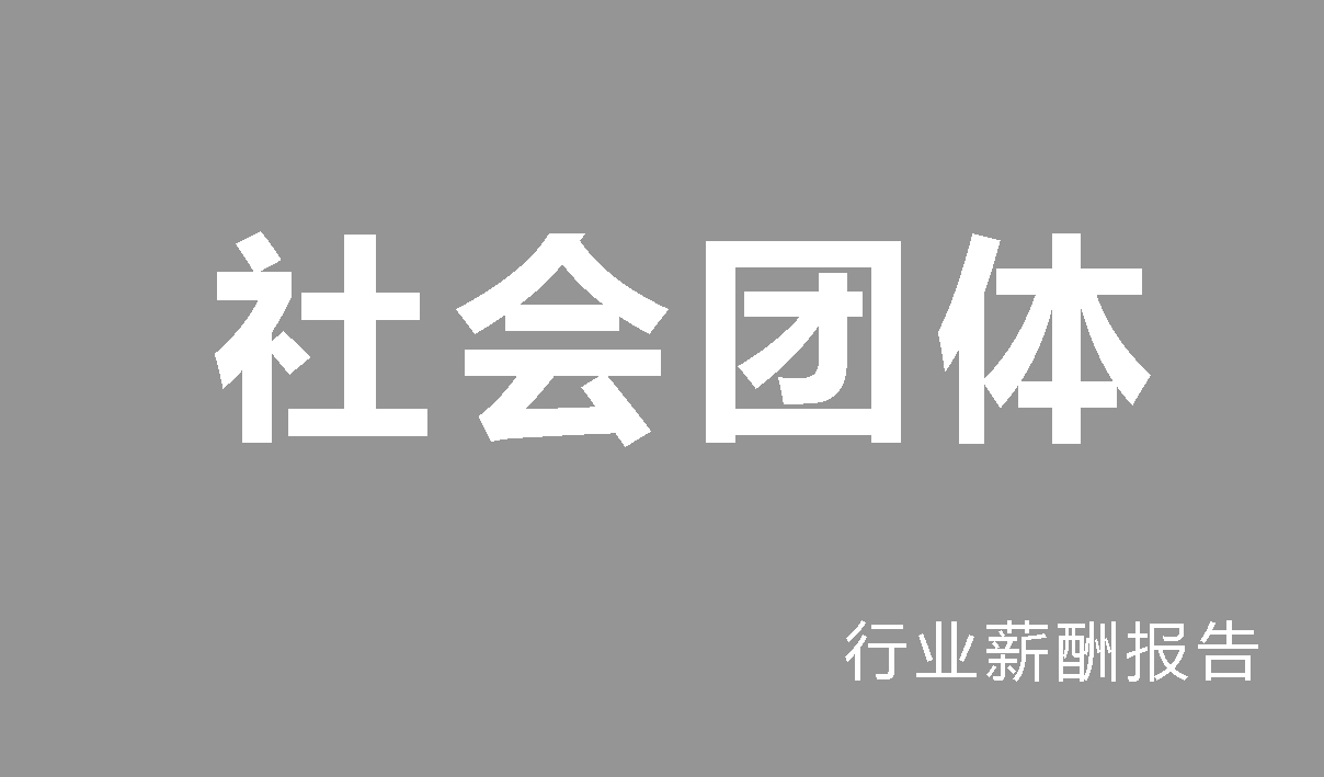 社会团体行业薪酬报告-