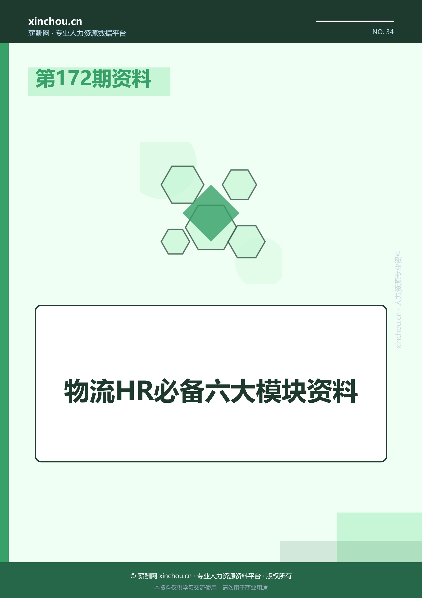 第172期资料—物流HR必备六