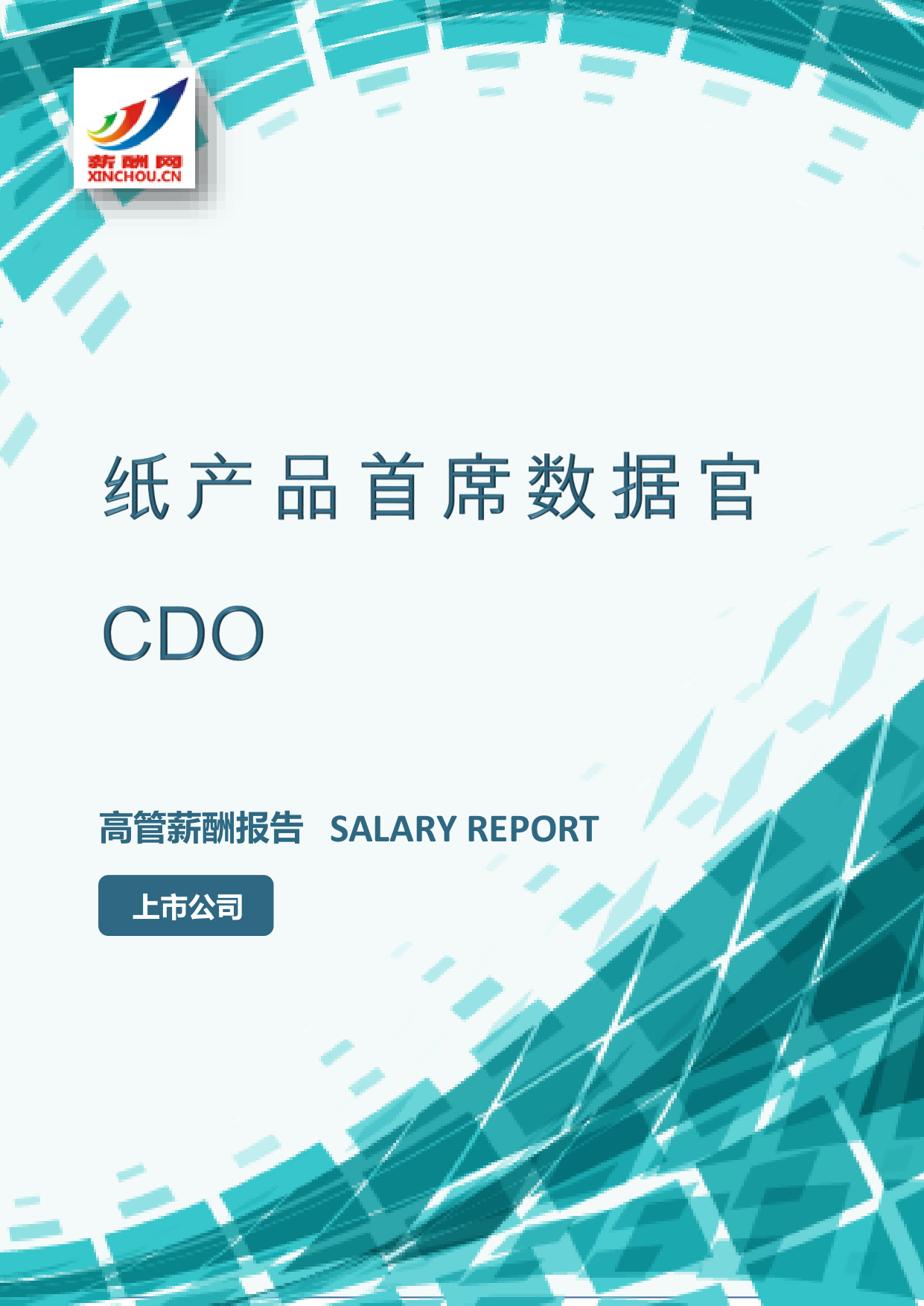 纸产品首席数据官CDO