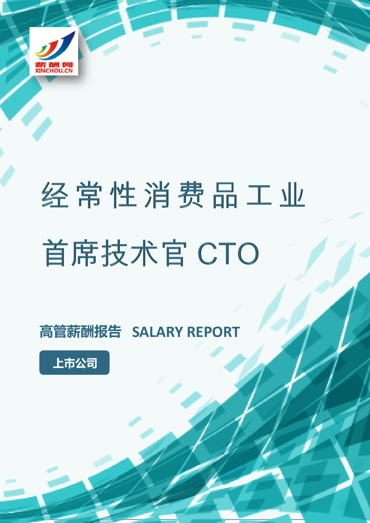 经常性消费品工业首席技术官CTO